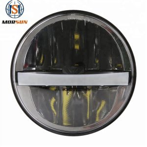 Morsun Round LED framljós fyrir Harley mótorhjól 5 3/4 H4 Led High Low Beam